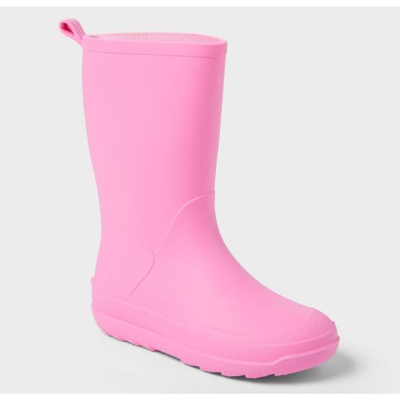 Cat & Jack Other - Cat and Jack Blush Slip on Rain Boot NWT Size 4 Youth